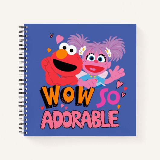 Carnet Elmo & Abby | Wow si adorable (Devant)