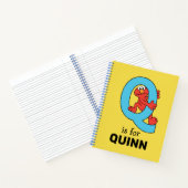 Carnet Elmo Alphabet | Bleu Q (Intérieur)