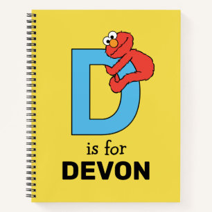 Carnet Elmo Alphabet D Bleu