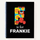 Carnet Elmo Alphabet | F Fleurs (Devant)