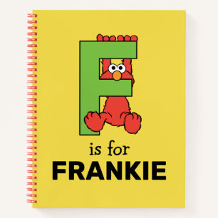 Carnet Elmo Alphabet   F Vert