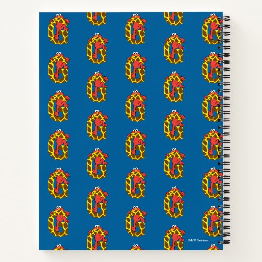 Carnet Elmo Alphabet | G Giraffe (Dos)