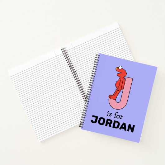 Carnet Elmo Alphabet | J rose (Intérieur)