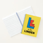 Carnet Elmo Alphabet | L Bleu (Intérieur)