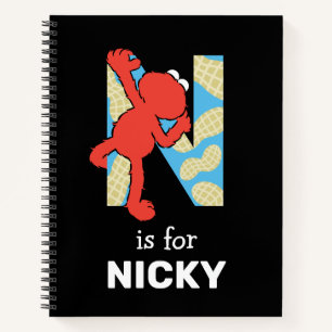 Carnet Elmo Alphabet N Noix