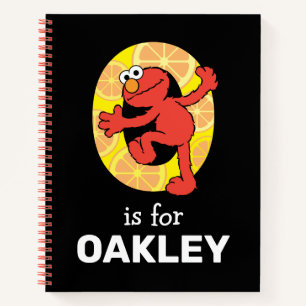 Carnet Elmo Alphabet   O orange