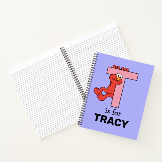Carnet Elmo Alphabet | T rose (Intérieur)
