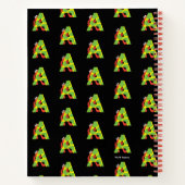 Carnet Elmo Alphabet | Une pomme (Dos)