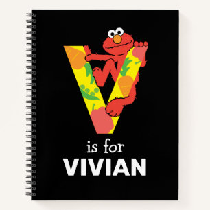 Carnet Elmo Alphabet V Légumes