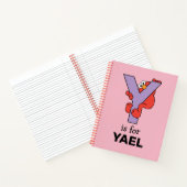 Carnet Elmo Alphabet | Y Violet (Intérieur)