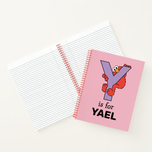 Carnet Elmo Alphabet | Y Violet (Intérieur)
