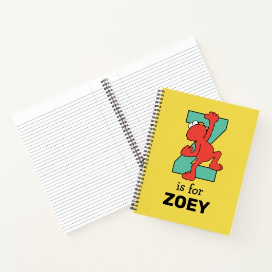 Carnet Elmo Alphabet | Z Turquoise (Intérieur)