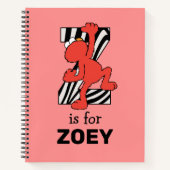 Carnet Elmo Alphabet | Z Zebra (Devant)