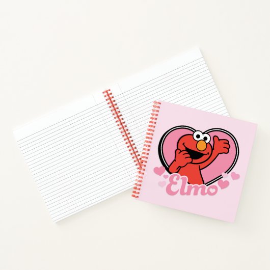 Carnet Elmo dans le coeur Valentine (Intérieur)