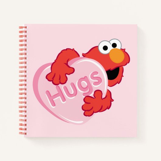 Carnet Elmo "Hugs" Valentine Heart Candy (Devant)