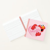 Carnet Elmo "Hugs" Valentine Heart Candy (Intérieur)