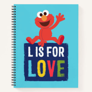 Carnet Elmo L est pour l'amour