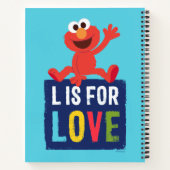 Carnet Elmo | L est pour l'amour (Dos)