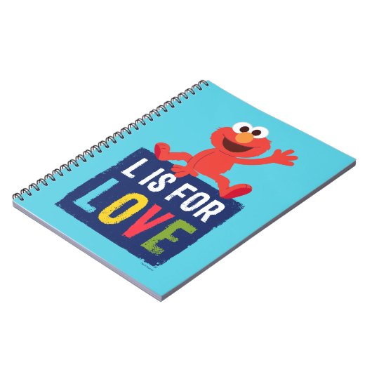 Carnet Elmo | L est pour l'amour (Côté gauche)