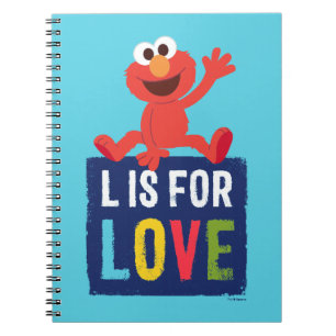 Carnet Elmo L est pour l'amour