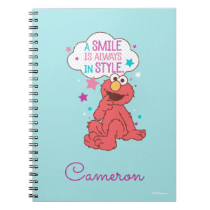 Carnet Elmo Un sourire est toujours dans le style
