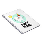 Carnet Émail de fête Funny Dot Pun (Côté Droit)