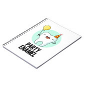 Carnet Émail de fête Funny Dot Pun (Côté gauche)