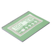 Carnet Emballage alimentaire Pop art Tofu (Côté gauche)