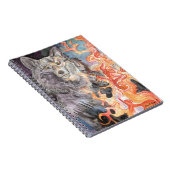 Carnet Ember Eyes Wolf Watercolor (Côté Droit)