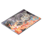 Carnet Ember Eyes Wolf Watercolor (Côté gauche)
