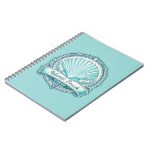 Carnet Emblème côtier d'Atlantic Beach FL coquillage (Côté gauche)