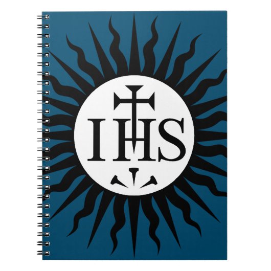 Carnet Emblème de la Compagnie de Jésus Monogramme (Devant)