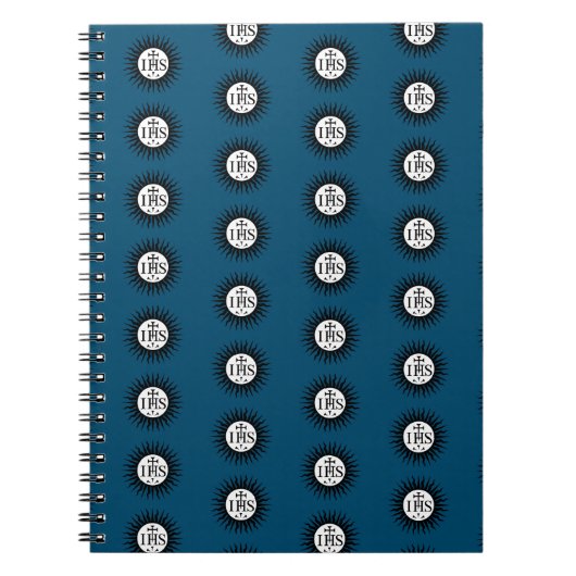 Carnet Emblème de la Compagnie de Jésus Monogramme (Devant)
