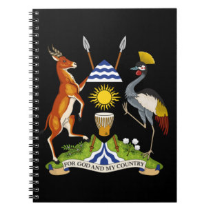 Carnet emblème de l'ouganda