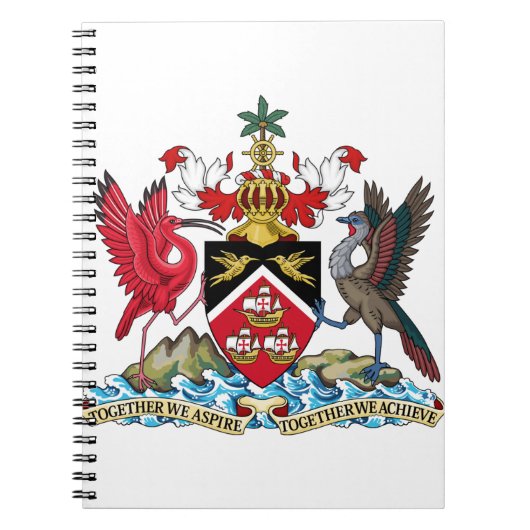Carnet emblème de Trinité-et-Tobago (Devant)