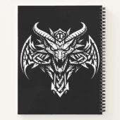 Carnet Emblème Dragon Celtique par BurnsInHell (Dos)