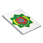 Carnet emblème du turkmenistan (Côté Droit)