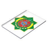 Carnet emblème du turkmenistan (Côté gauche)