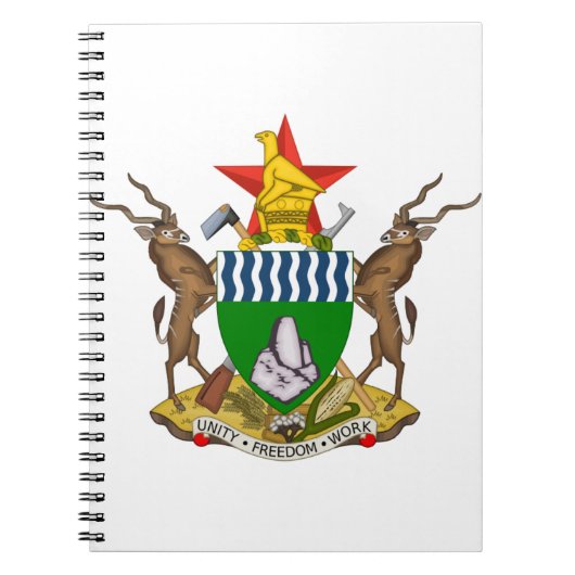 Carnet emblème du zimbabwe (Devant)