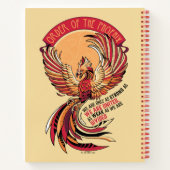 Carnet Emblème hachuré de l'Ordre de la Phoenix (Dos)