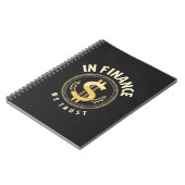 Carnet Emblème In Finance We Trust (Côté gauche)