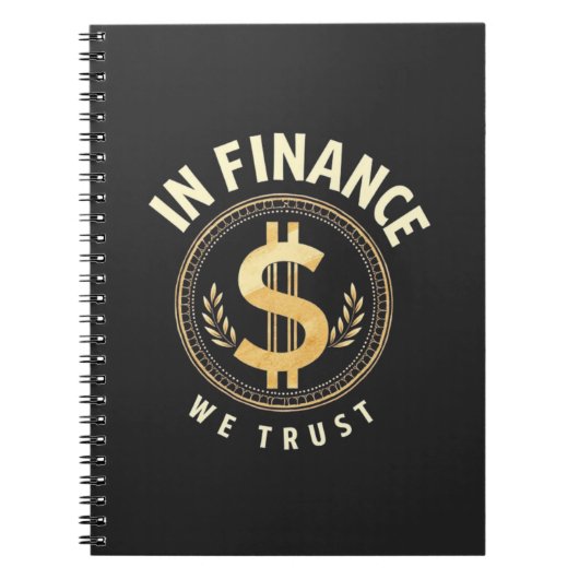Carnet Emblème In Finance We Trust (Devant)