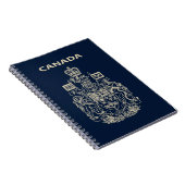 Carnet emblème national du Canada (Côté Droit)