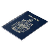 Carnet emblème national du Canada (Côté gauche)