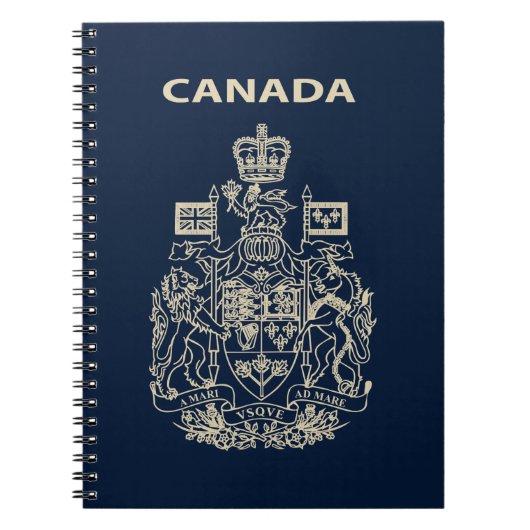 Carnet emblème national du Canada (Devant)