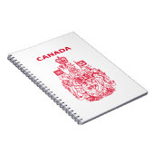 Carnet emblème national du Canada (Côté Droit)