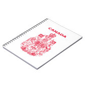 Carnet emblème national du Canada (Côté gauche)
