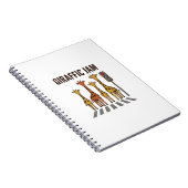 Carnet Embouteillage giraffic Drôle de girafe traversant (Côté Droit)