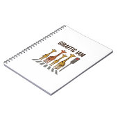 Carnet Embouteillage giraffic Drôle de girafe traversant (Côté gauche)