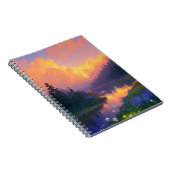 Carnet Embrasse du coucher de soleil de la Pine Forest (Côté Droit)